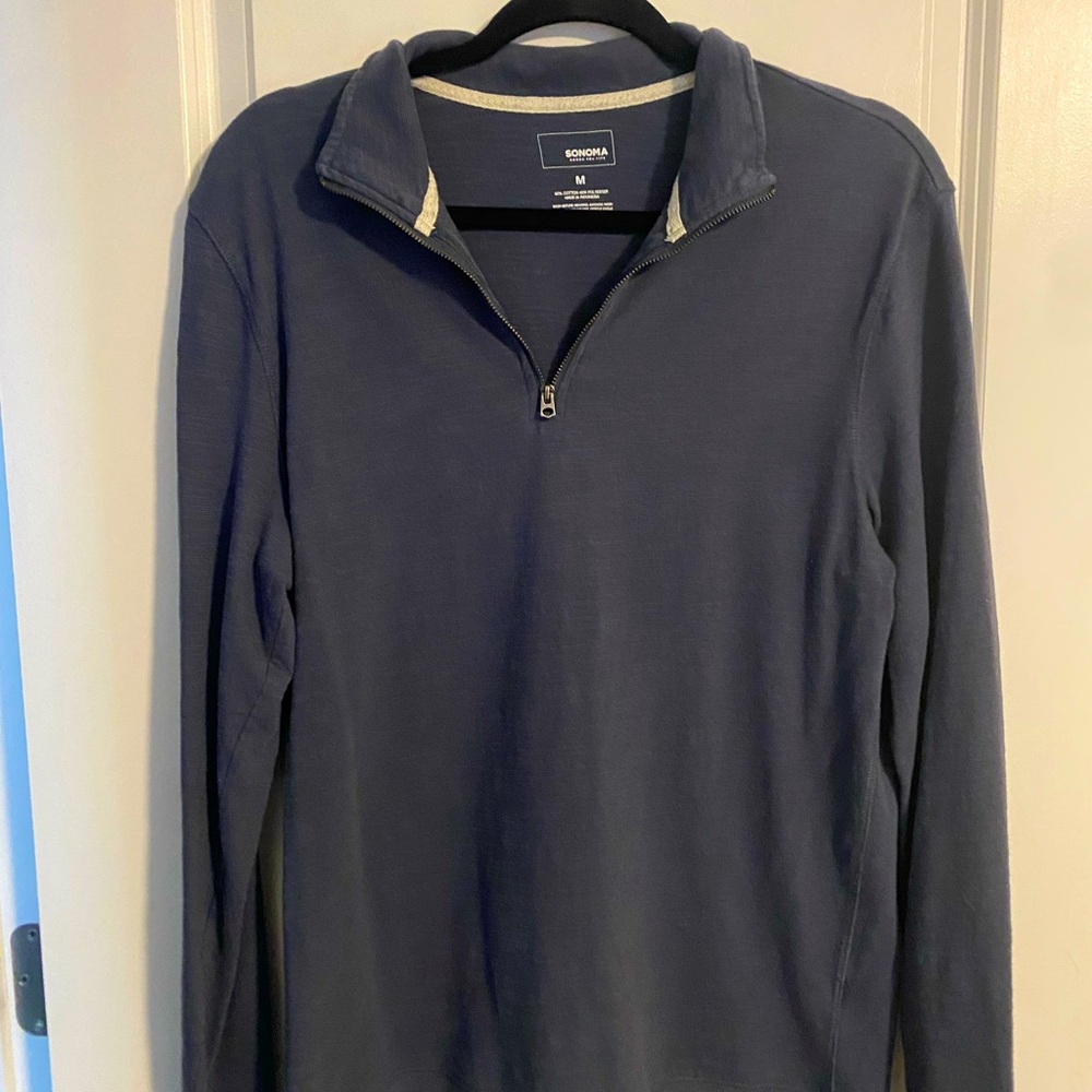 Mens Sonoma quarter zip sweater